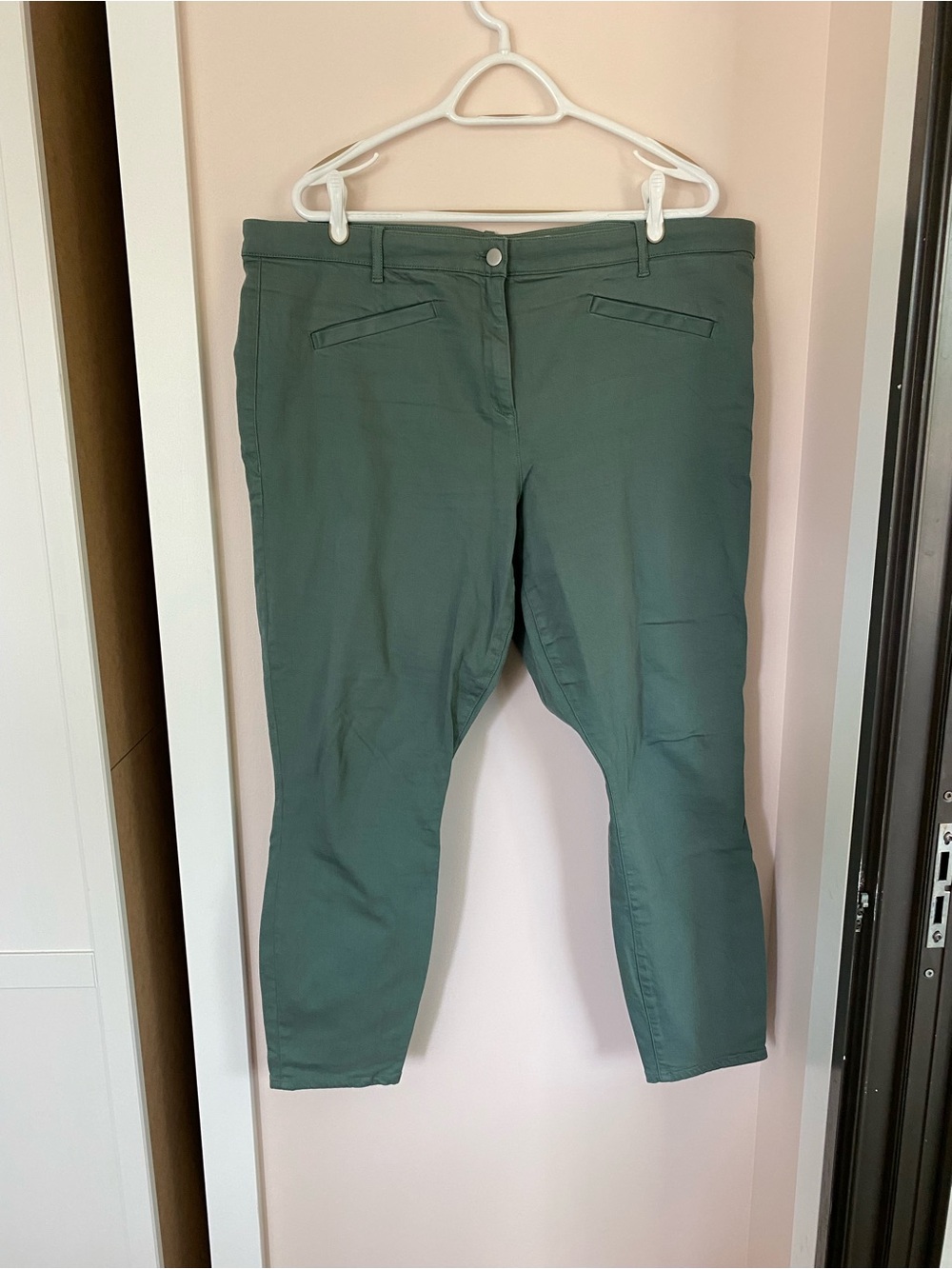 GAP Modern Stretch Skinny Crop in Forest Green